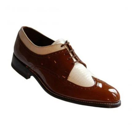 Stacy Baldwin Spectator Formal Leather Dress Shoes for Men with Classic Design